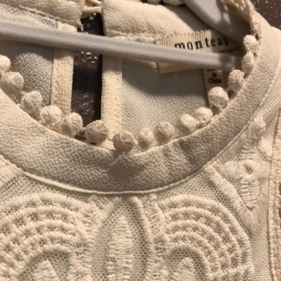 White dressy tank top - Picture 2 of 3